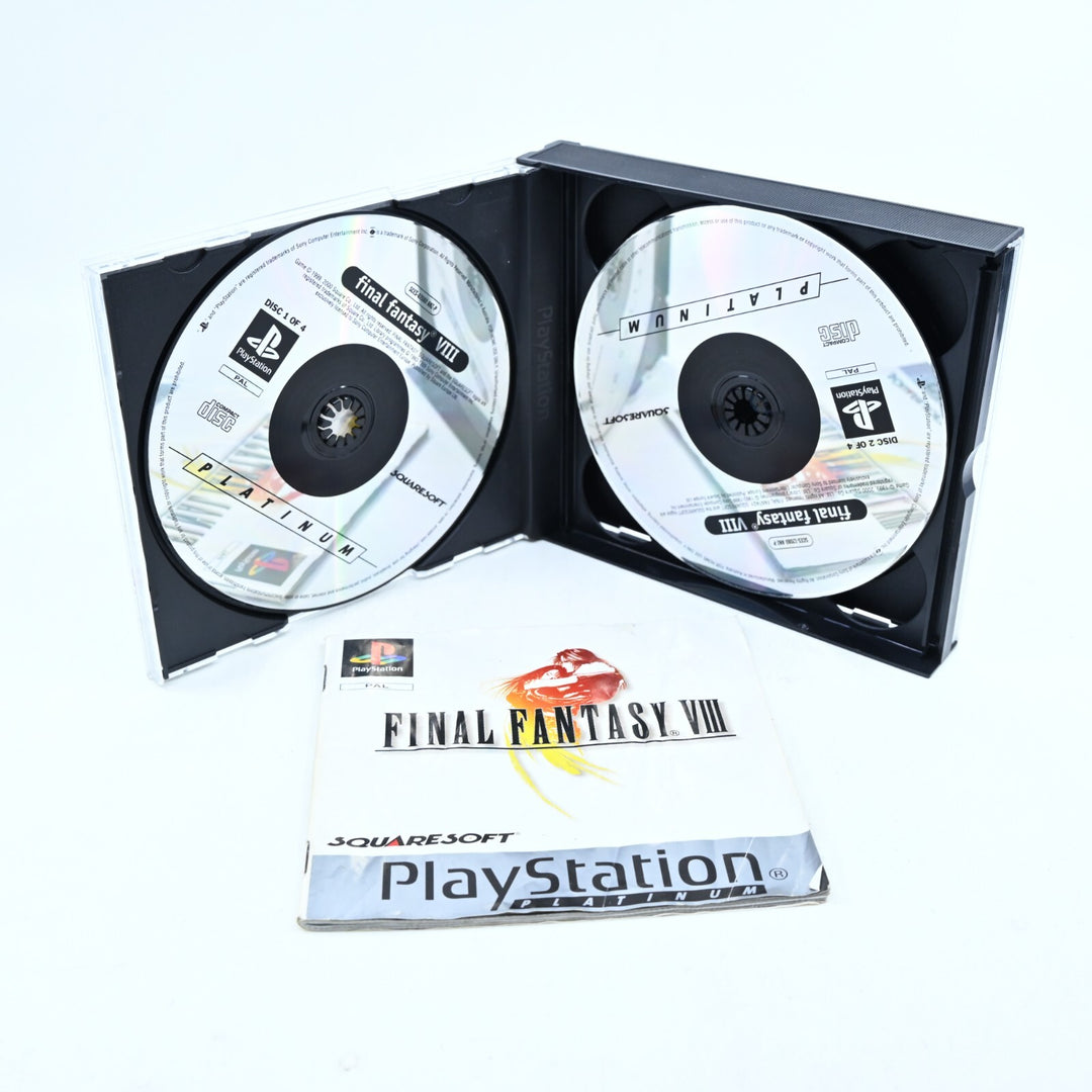 Final Fantasy VIII 8 - Sony Playstation 1 / PS1 Game + Manual - PAL - MINT DISC!