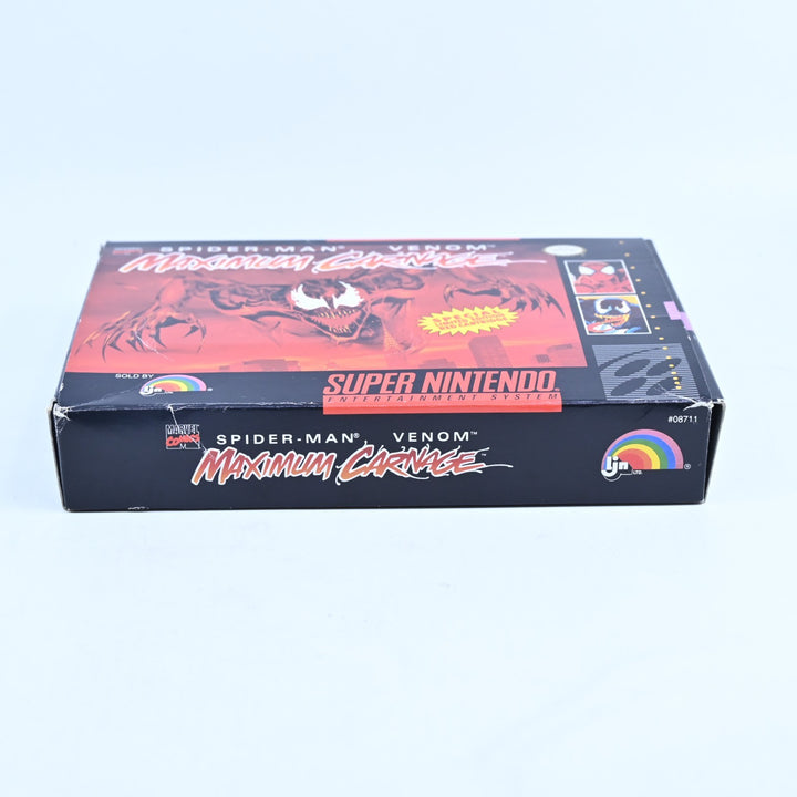 Spider-Man and Venom: Maximum Carnage - READ DESCRIPTION - SNES Accessory NTSC