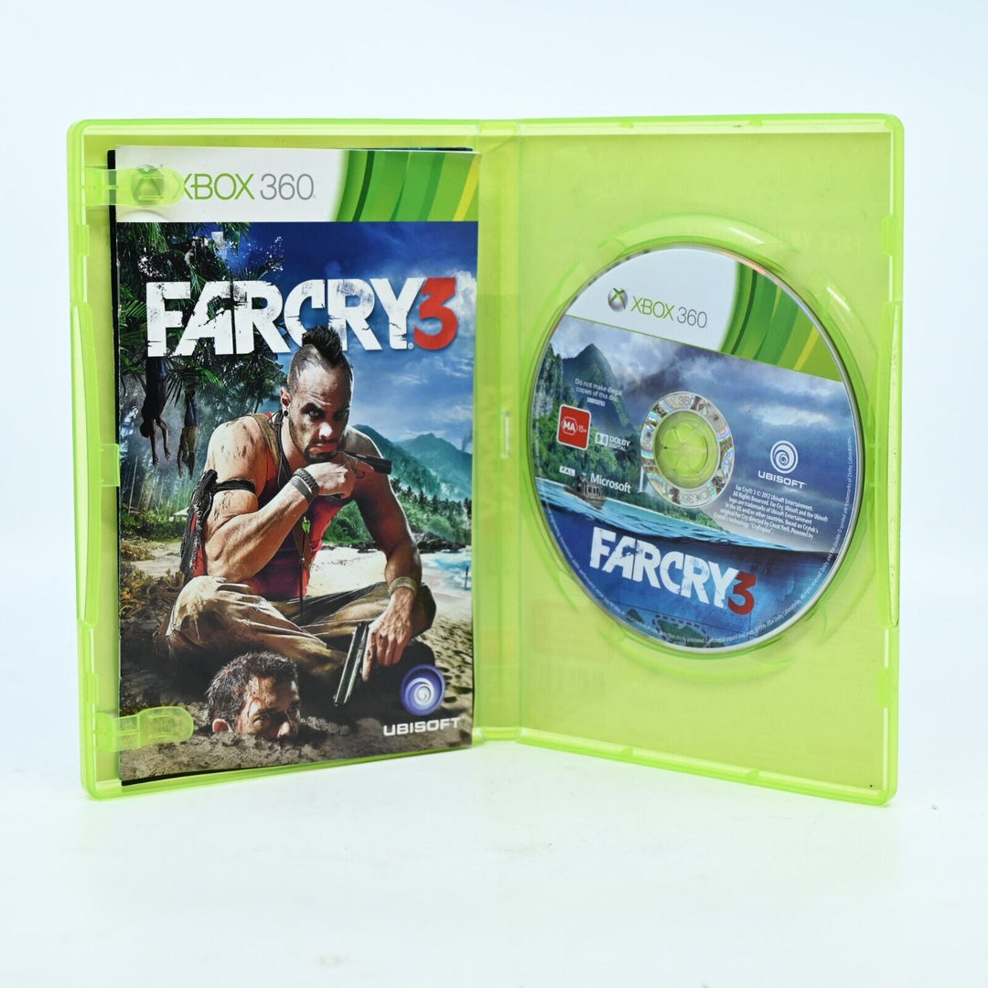 Far Cry 3 - Xbox 360 Game + Manual - PAL - MINT DISC!