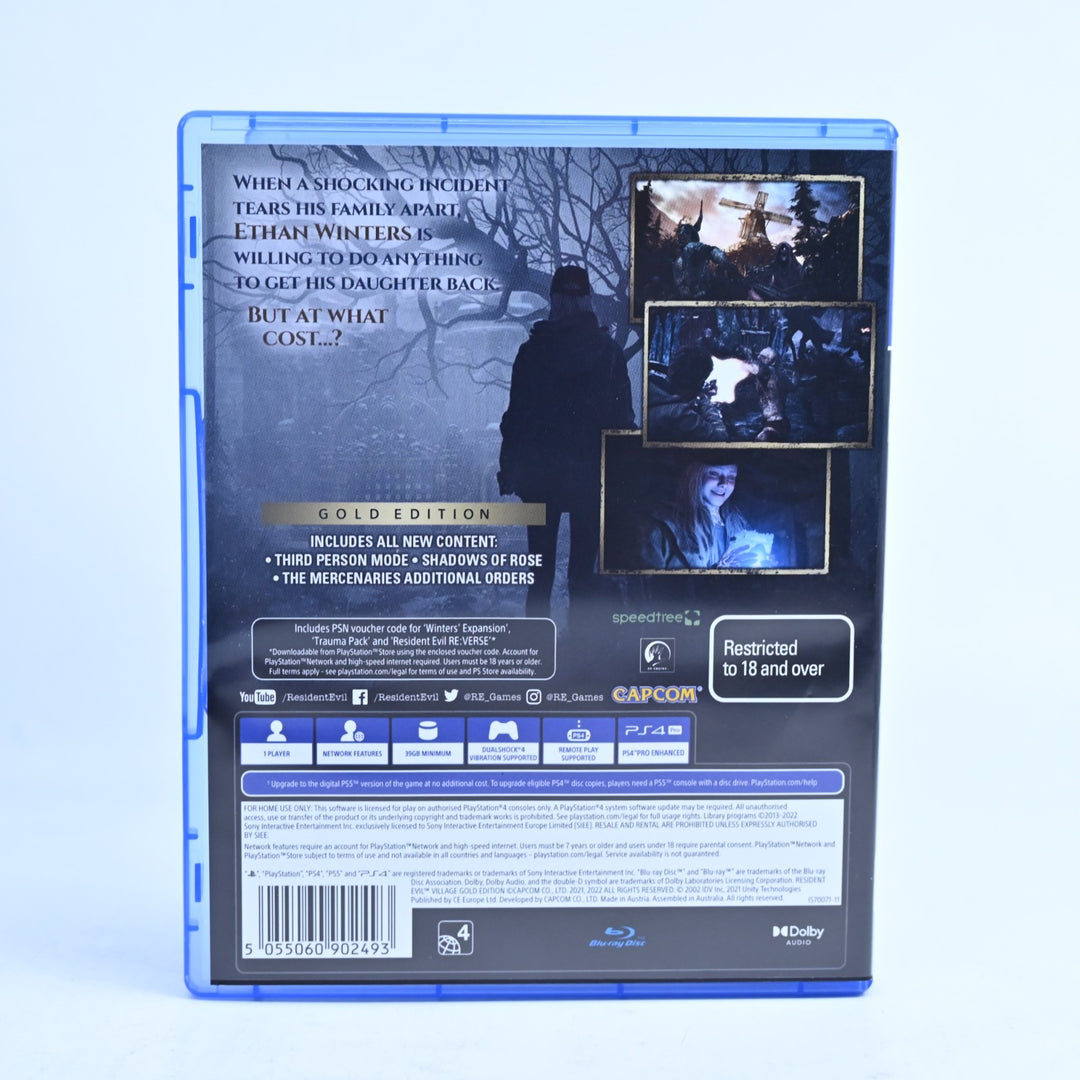 Resident Evil Village - Gold Edition - UNUSED CODE - PS4 Game