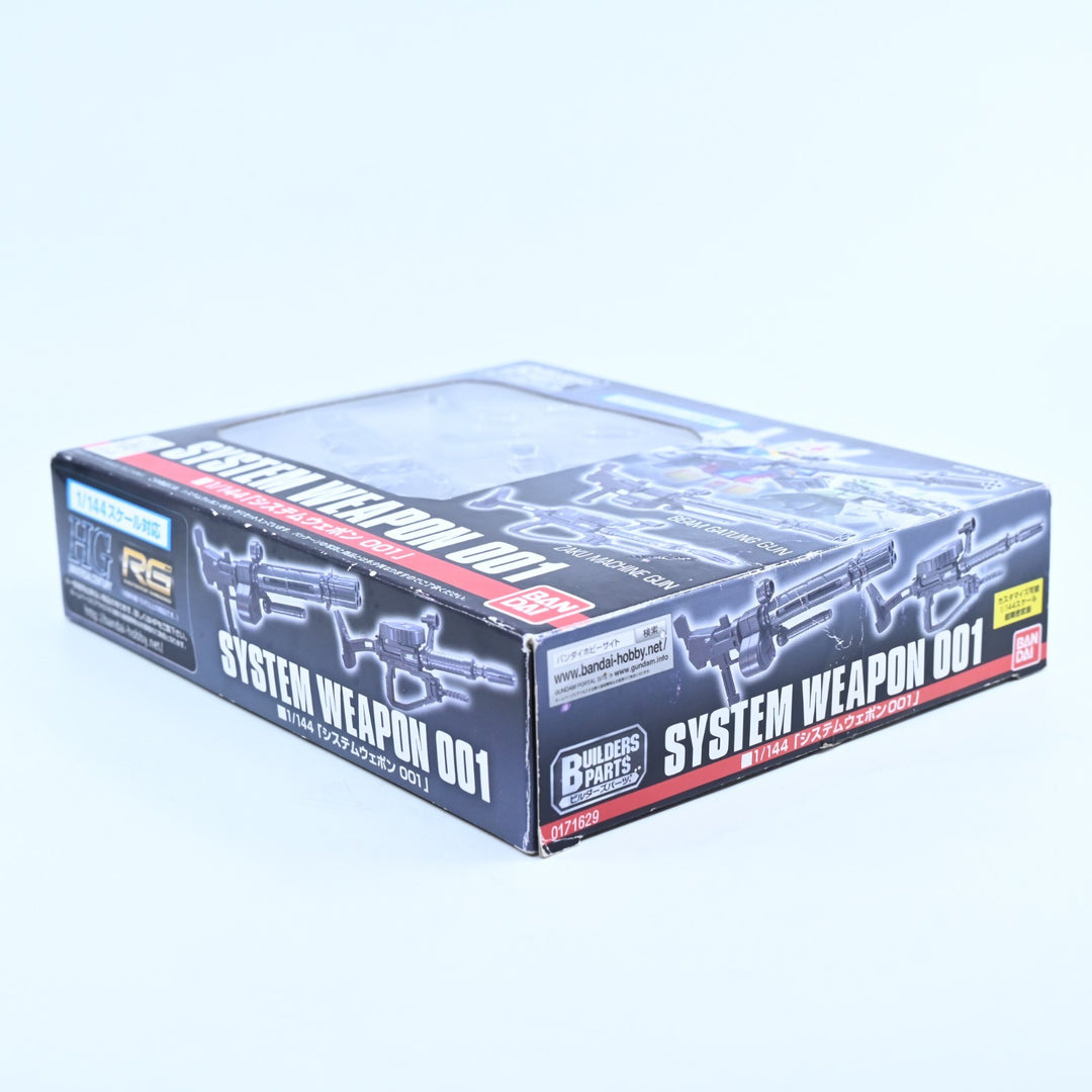 UNUSED Gundam Builder Parts - System Weapon 001 - HG/RG - 1/144 Gundam Accessory