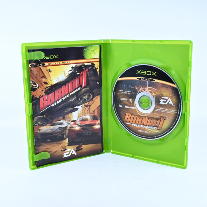 Burnout Revenge - Original Xbox Game + Manual - PAL - MINT DISC!