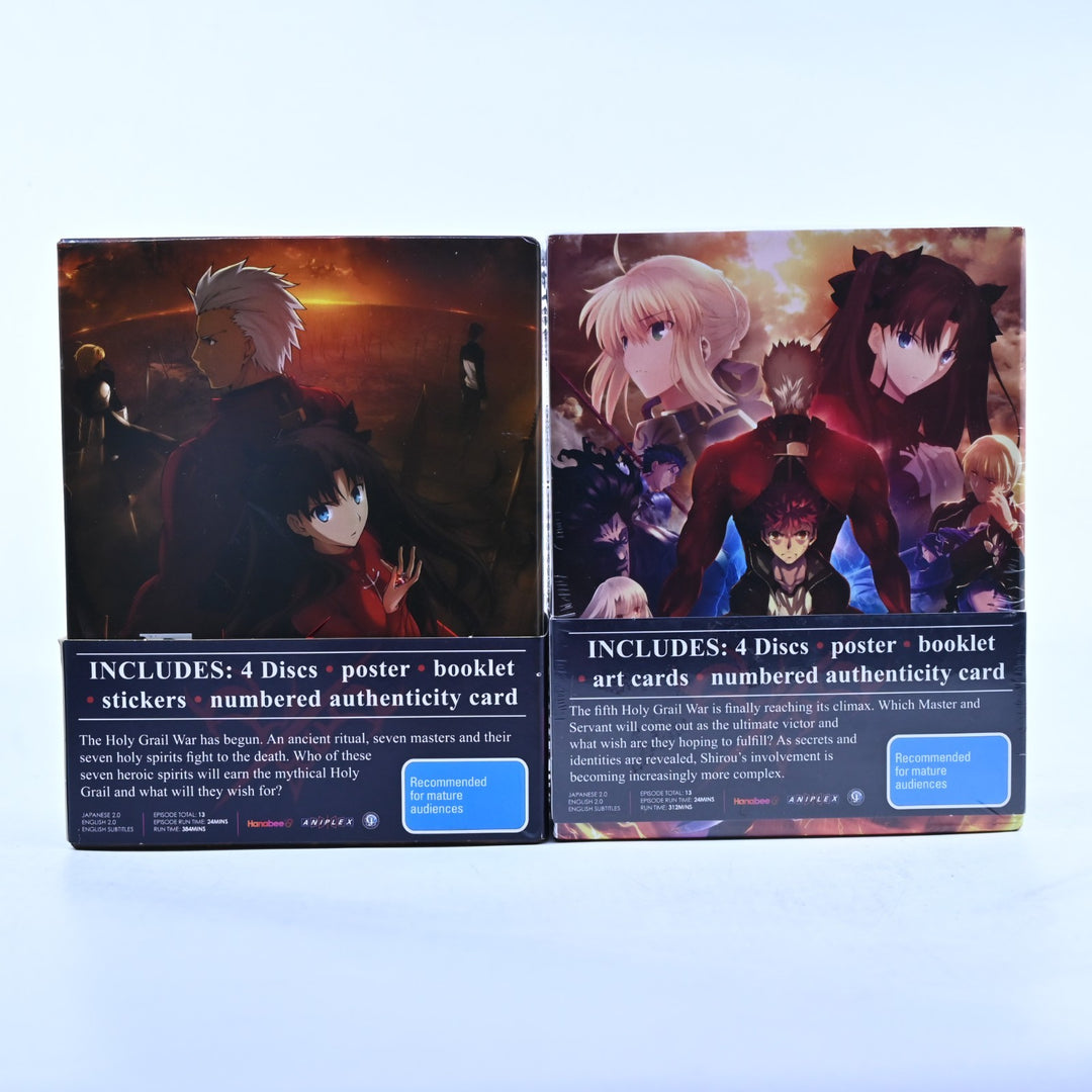 Fate/Stay Night [Unlimited Blade Works] I + II (SEALED) - AUS PAL - Blu-ray