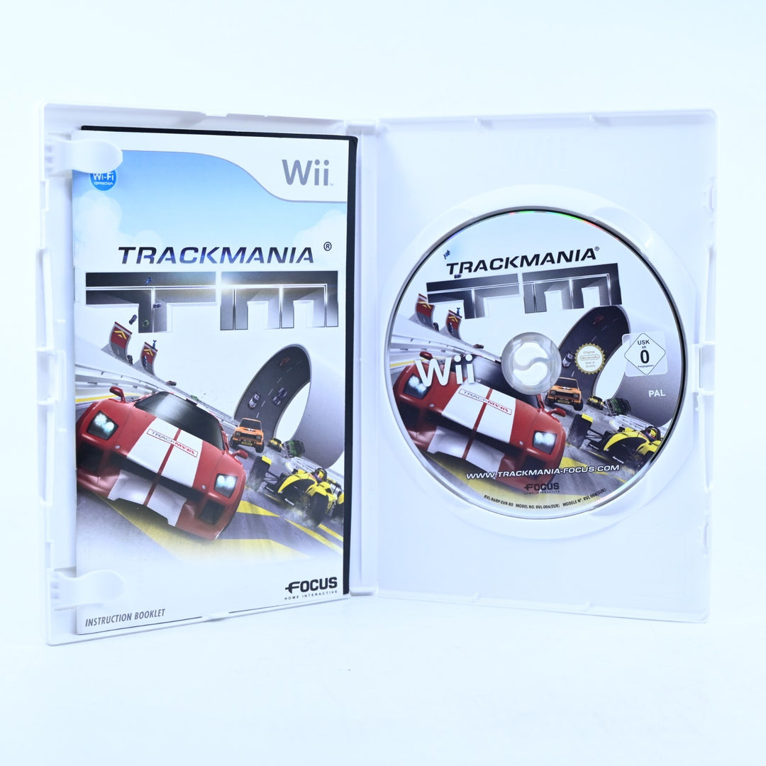 Trackmania - Nintendo Wii Game + Manual - PAL - MINT DISC!
