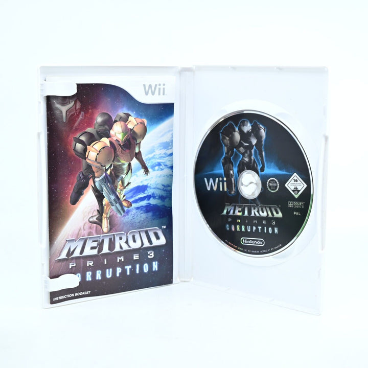 Metroid Prime 3: Corruption - Nintendo Wii Game + Manual - PAL - MINT DISC!