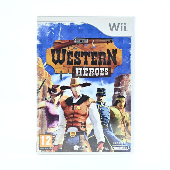 Western Heroes - Nintendo Wii Game + Manual - PAL - MINT DISC!