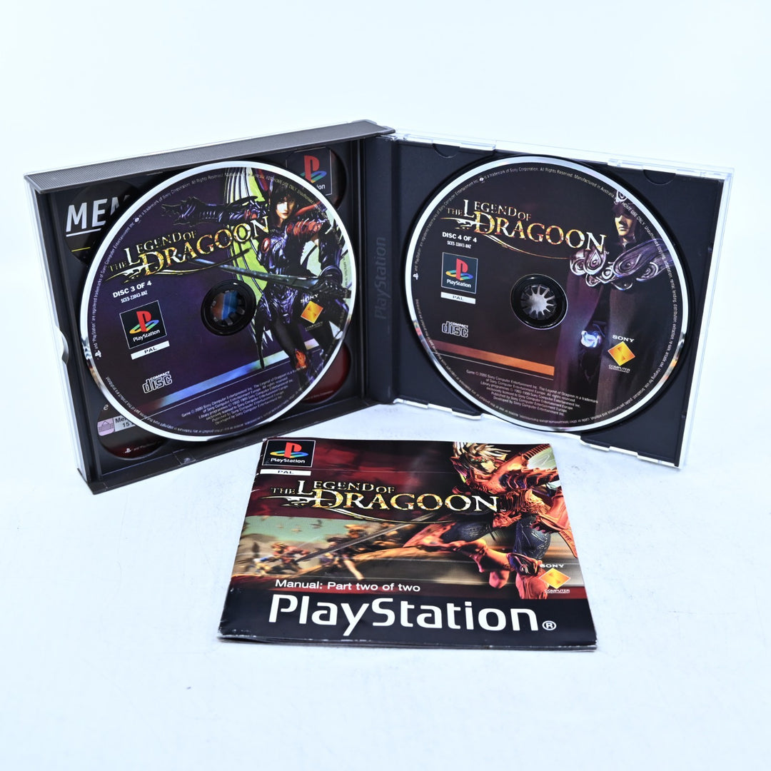 The Legend of Dragoon - Sony Playstation 1 / PS1 Game + Manual - PAL