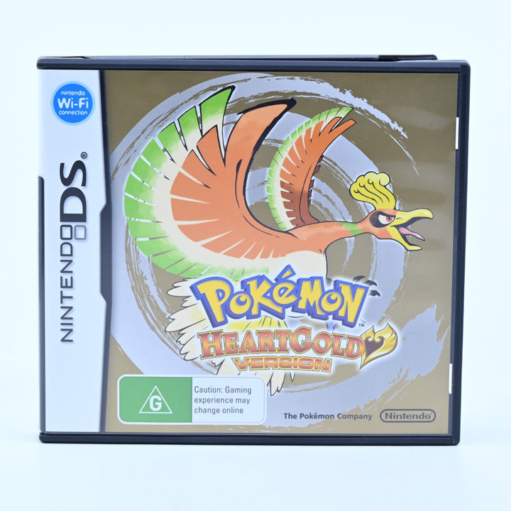 Pokemon HeartGold Version - Nintendo DS Game - PAL + Manual - Heart Gold