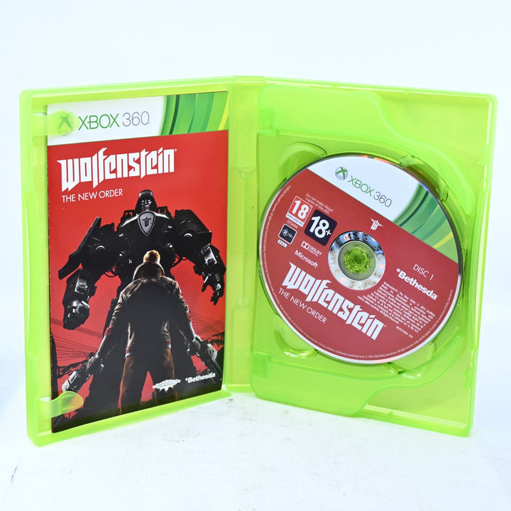 Wolfenstein The New Order - Big Case - Xbox 360 Game + Manual - PAL - MINT DISC!