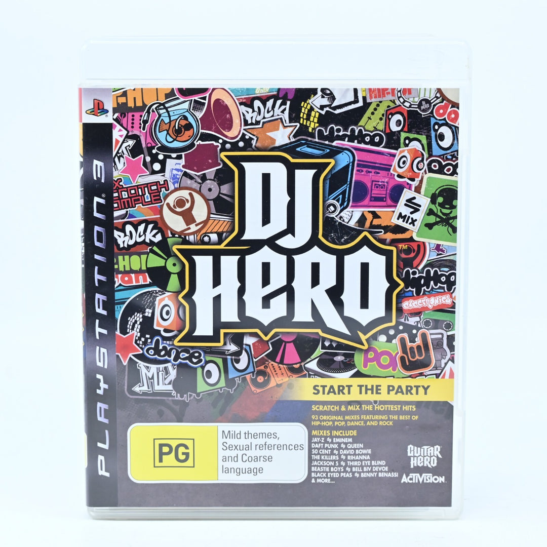 DJ Hero - Sony Playstation 3 / PS3 Game + Manual - FREE POST!