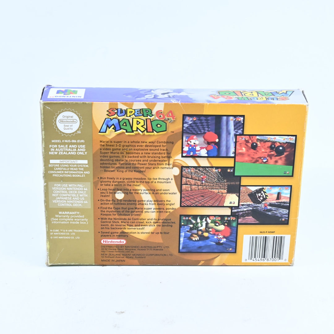 Super Mario 64 - N64 / Nintendo 64 Boxed Game - PAL - FREE POST!