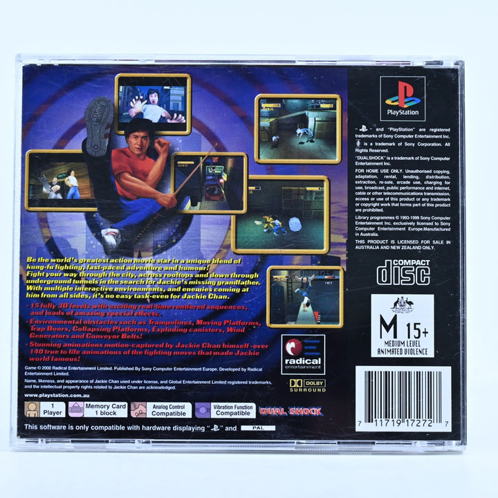 Jackie Chan Stuntmaster - Sony Playstation 1 / PS1 Game + Manual - PAL