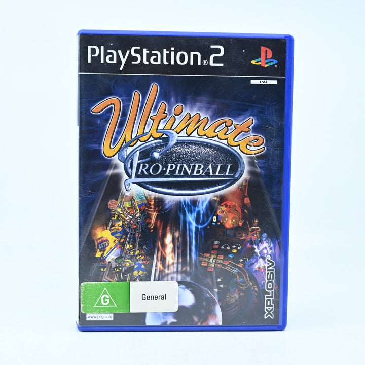 Ultimate Pro Pinball - Sony Playstation 2 / PS2 Game + Manual - NEAR MINT DISC!