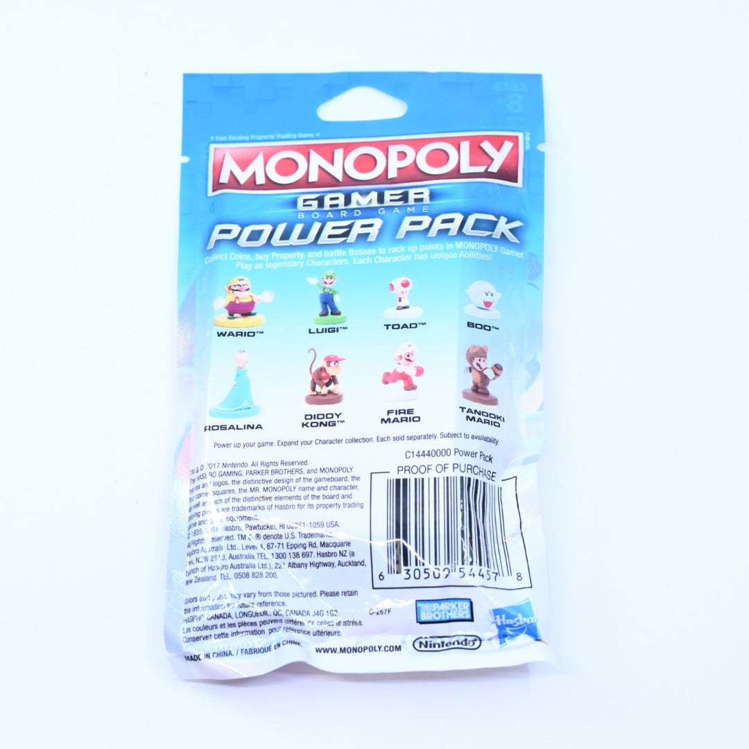 SEALED! Monopoly Gamer Board Game Power Pack - Luigi - Toy