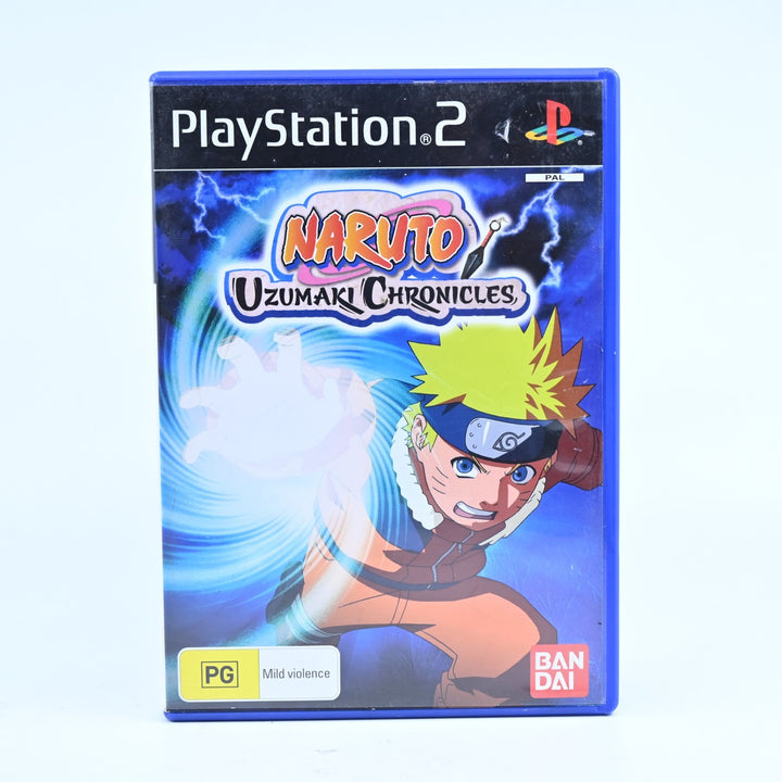 Naruto Uzumaki Chronicles - Sony Playstation 2 / PS2 Game + Manual - PAL