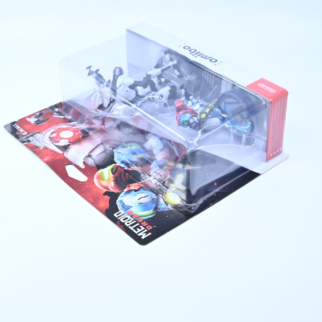 SEALED! Samus & E.M.M.I. Amiibos - Metroid Dread - Nintendo