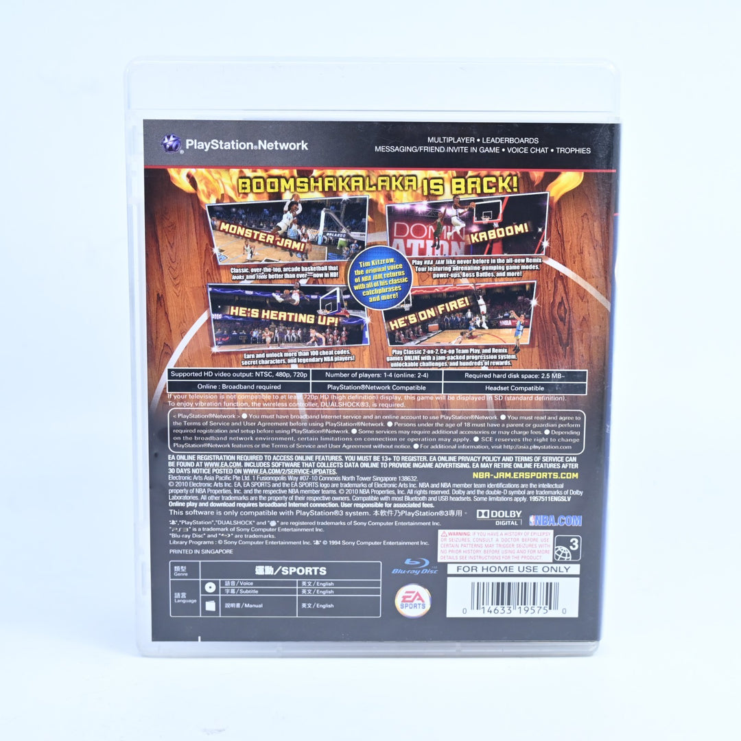 NBA Jam - Sony Playstation 3 / PS3 Game + Manual - FREE POST!