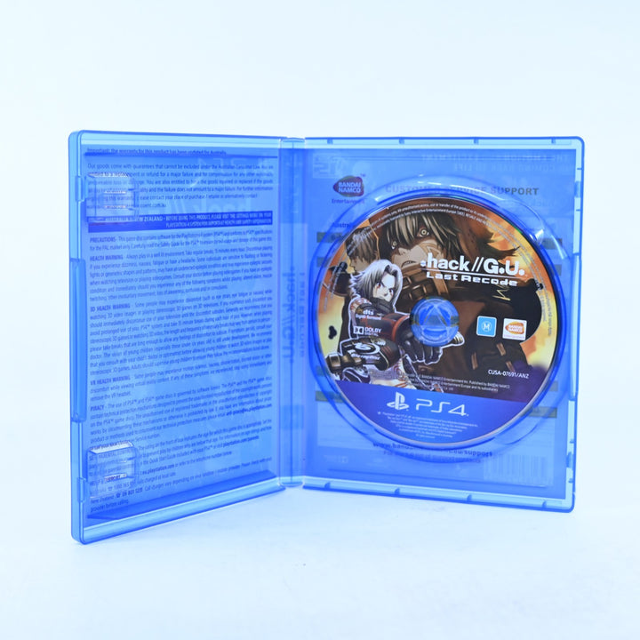 .hack//G.U. Last Recode - Sony Playstation 4 / PS4 Game - MINT DISC!