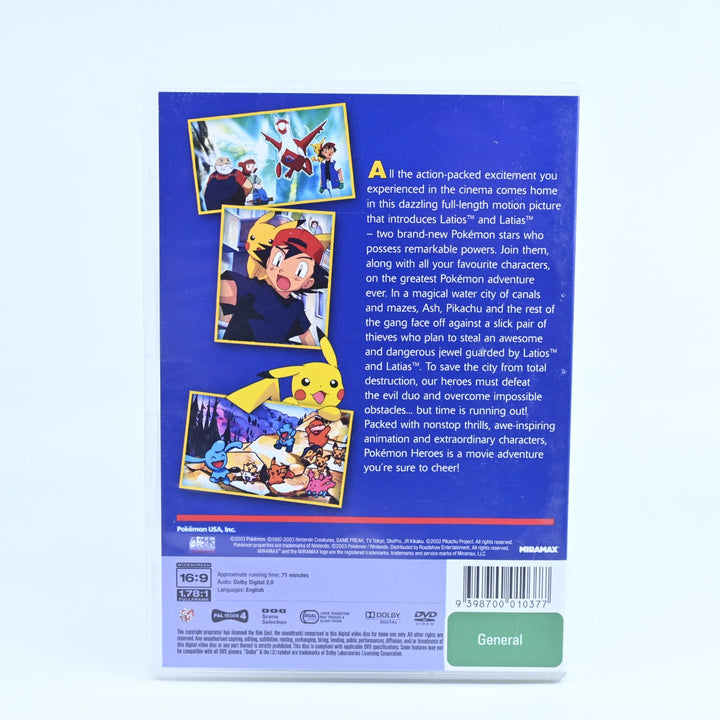Pokemon Heroes: The Movie - Region 4 - Anime DVD