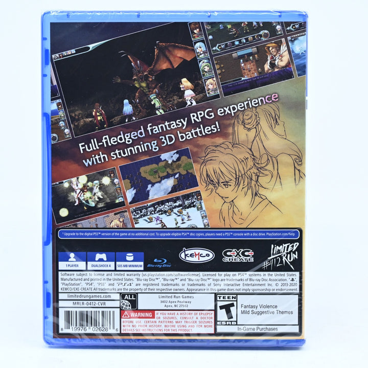 SEALED! Alphadia Genesis - LR-P292 - Sony Playstation 4 / PS4 Game - FREE POST!