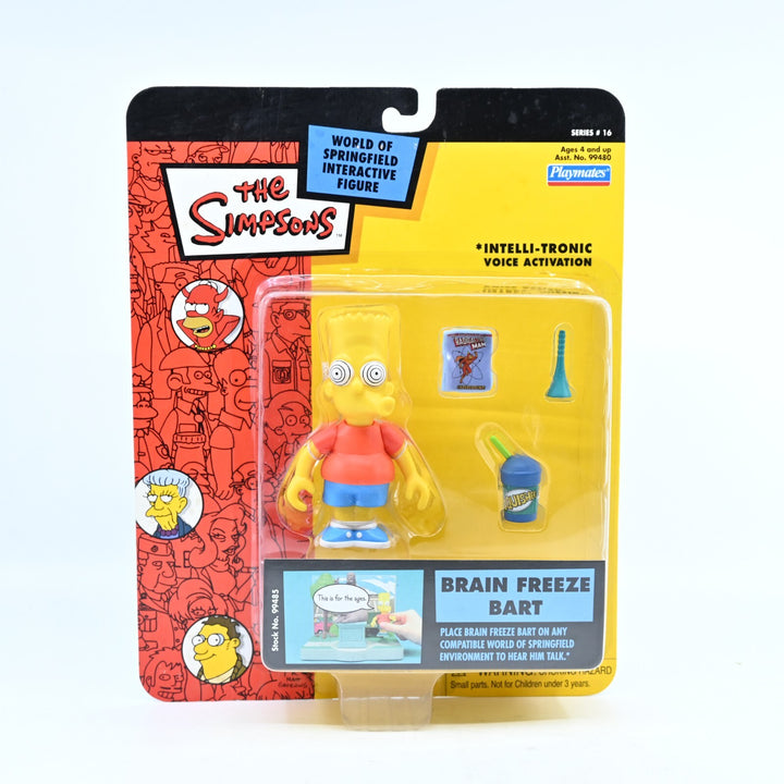 Brain Freeze Bart - Simpsons Intelli-Tronic Voice Activation Toy - Playmates