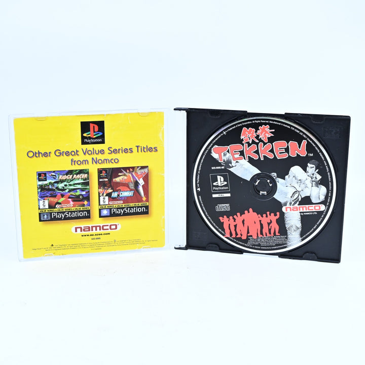 Tekken - Sony Playstation 1 / PS1 Game + Manual - PAL - MINT DISC!