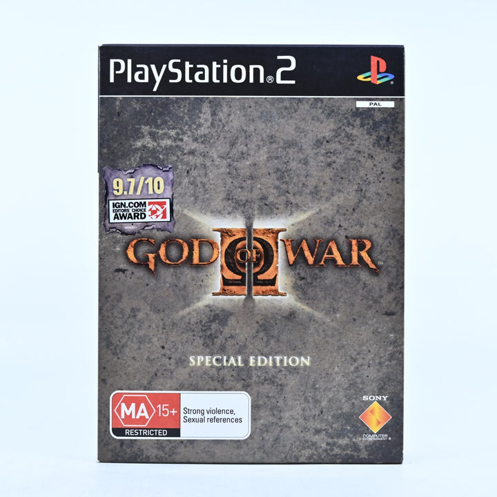 God of War II - Special Edition - Sony Playstation 2 / PS2 Game + Manual - PAL