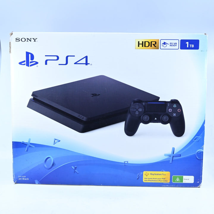 1TB Black Sony Playstation 4 Slim / PS4 Slim Boxed Console - PAL - FREE POST