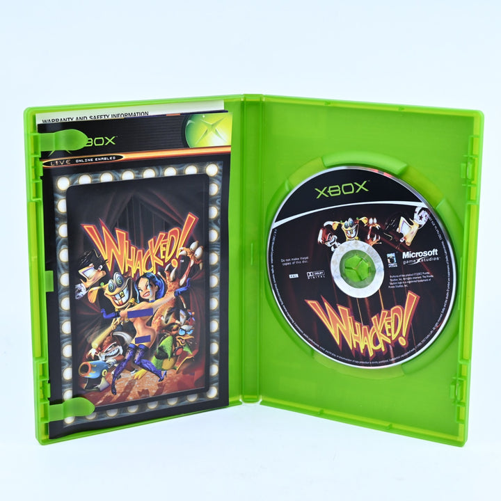 Whacked! - Original Xbox Game + Manual - PAL - NEAR MINT DISC!