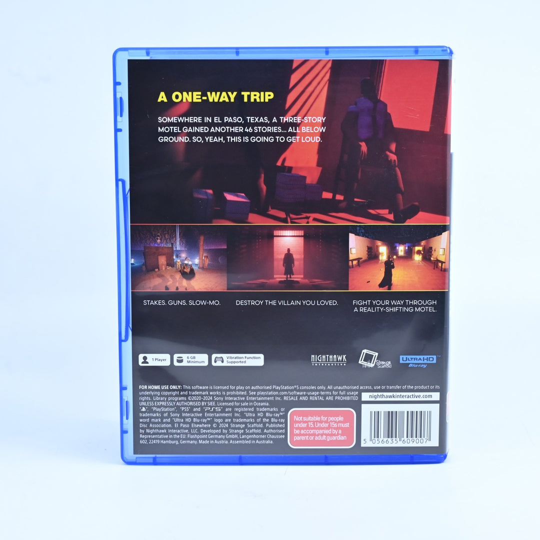 El Paso Elsewhere - No Poster - Sony Playstation 5 / PS5 Game - MINT DISC!