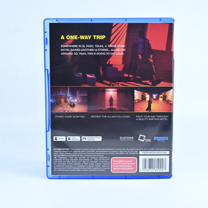 El Paso Elsewhere - No Poster - Sony Playstation 5 / PS5 Game - MINT DISC!