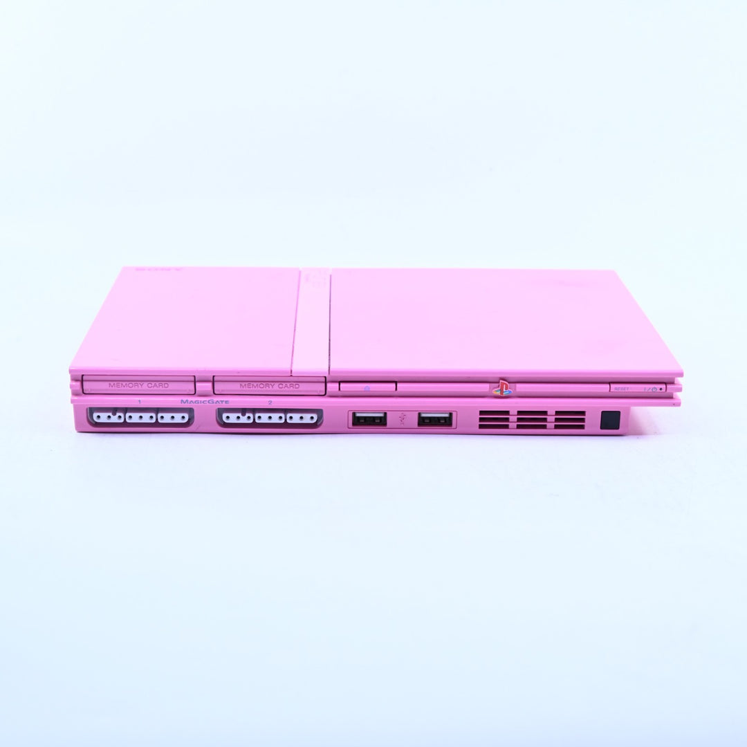 Pink Sony Playstation 2/ PS2 Slim Console - AUS PAL + HDMI + CONVERTER FREE POST