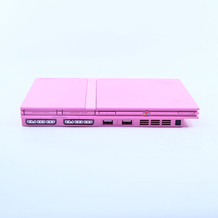 Pink Sony Playstation 2/ PS2 Slim Console - AUS PAL + HDMI + CONVERTER FREE POST