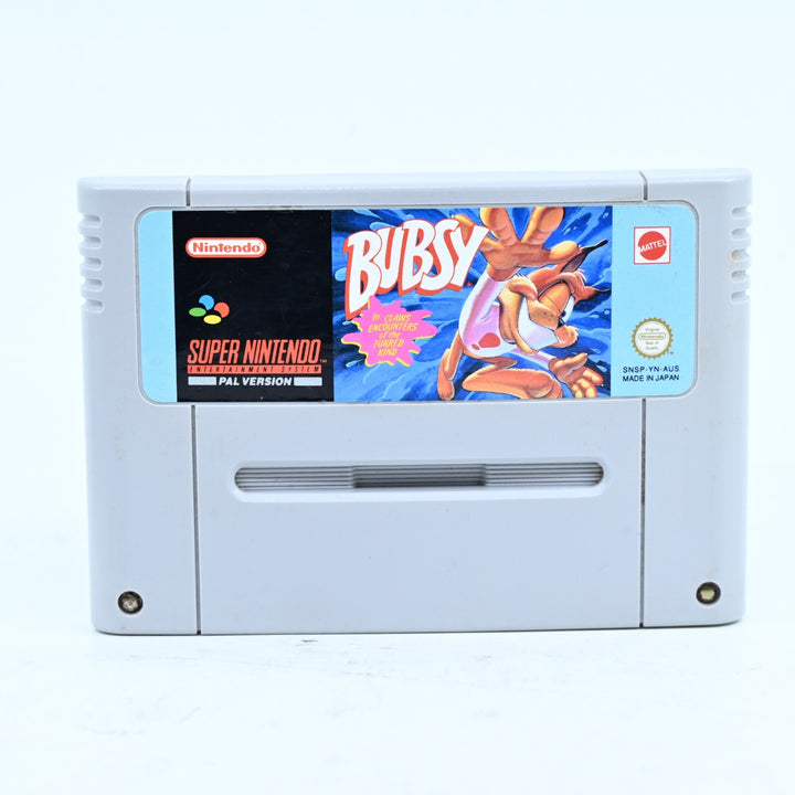Bubsy - Super Nintendo / SNES Game - PAL - FREE POST!