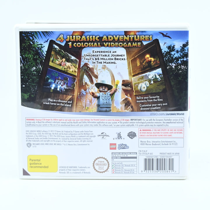 LEGO Jurassic World - Nintendo 3DS Game - PAL - FREE POST!