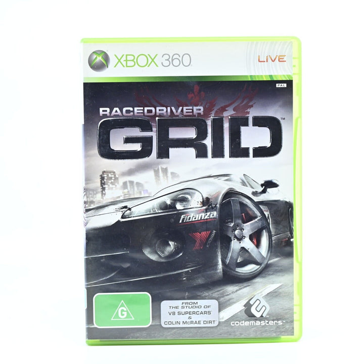 Racedriver GRID - Xbox 360 Game + Manual - PAL - FREE POST!