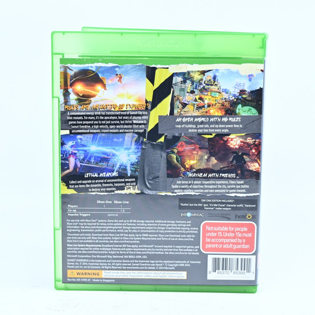 Sunset Overdrive - Xbox One Game - PAL - FREE POST!