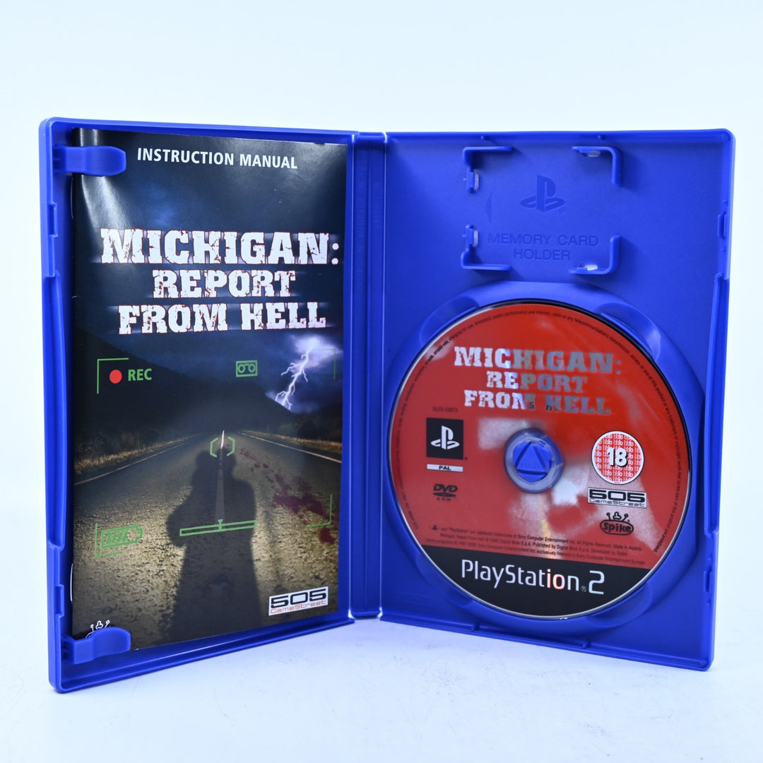 Michigan: Report from Hell - PS2 Game + Manual - PAL - MINT DISC!