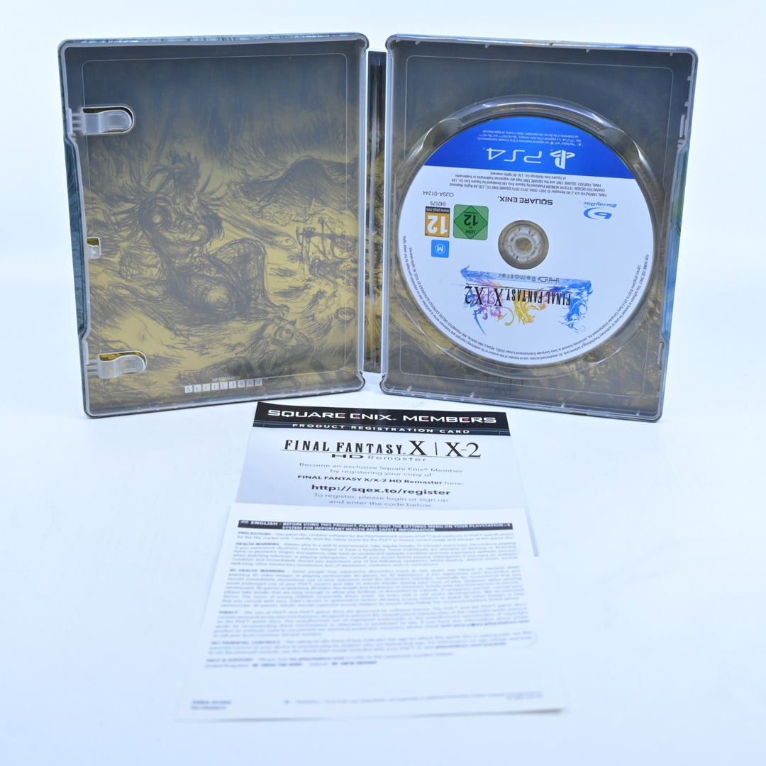 Final Fantasy X / X-2 HD Remaster - Limited Edition - PS4 Game - MINT DISC!