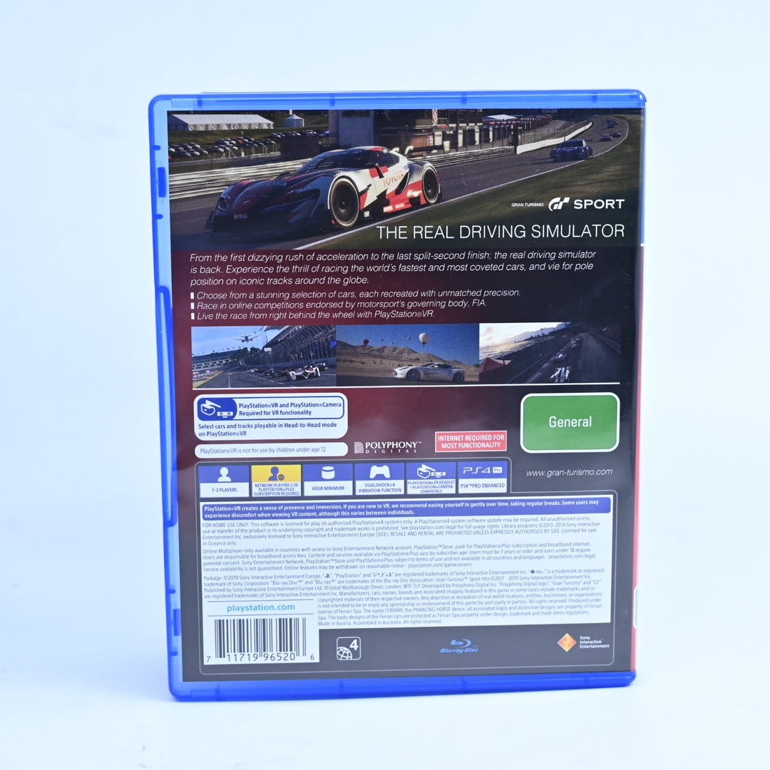 Gran Turismo Sport - Sony Playstation 4 / PS4 Game - FREE POST!