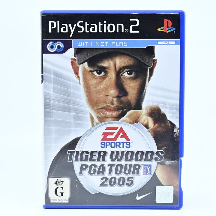 Tiger Woods PGA Tour 2005 - Sony Playstation 2 / PS2 Game + Manual - PAL