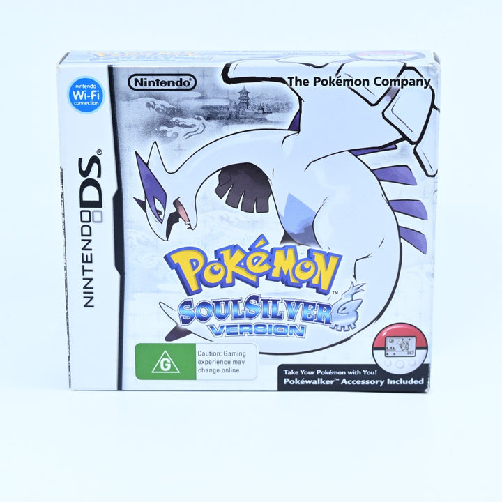 Pokemon SoulSilver Boxed + PokeWalker - Nintendo DS Game + Manual - Soul Silver!