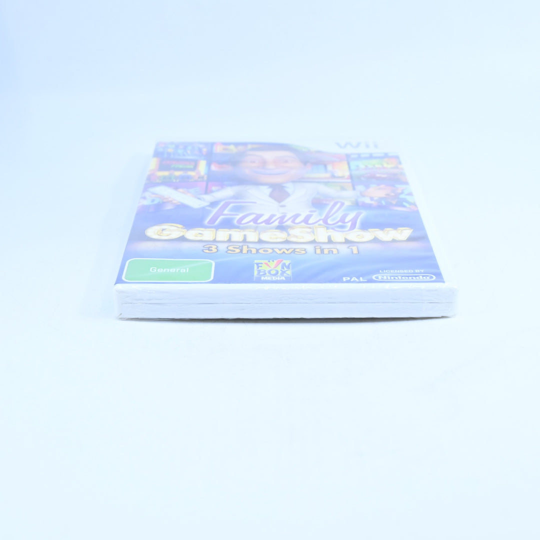 Family Game Show - 3 Shows In 1 - SEALED! - Nintendo Wii Game - PAL - MINT DISC!