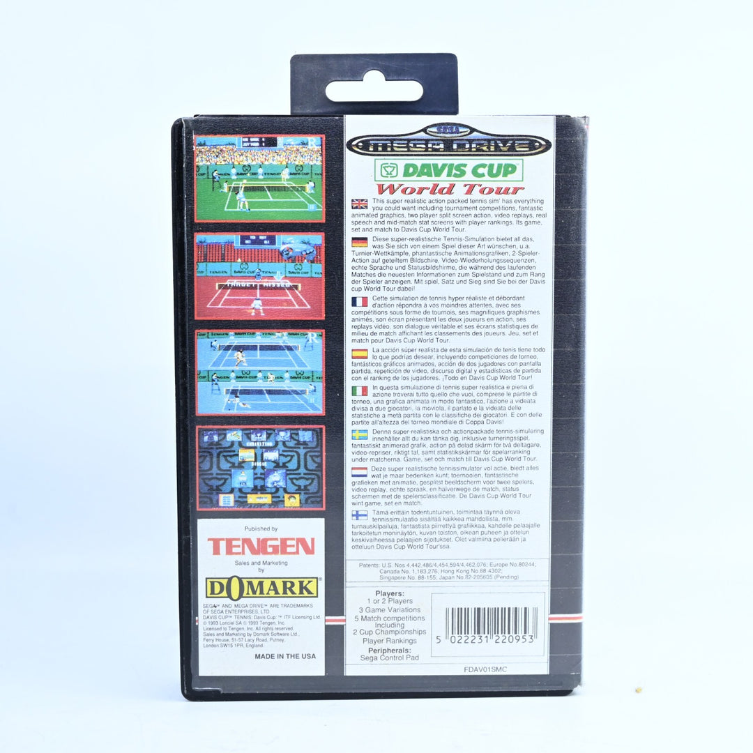 Davis Cup World Tour - Sega Mega Drive Game - PAL - FREE POST!