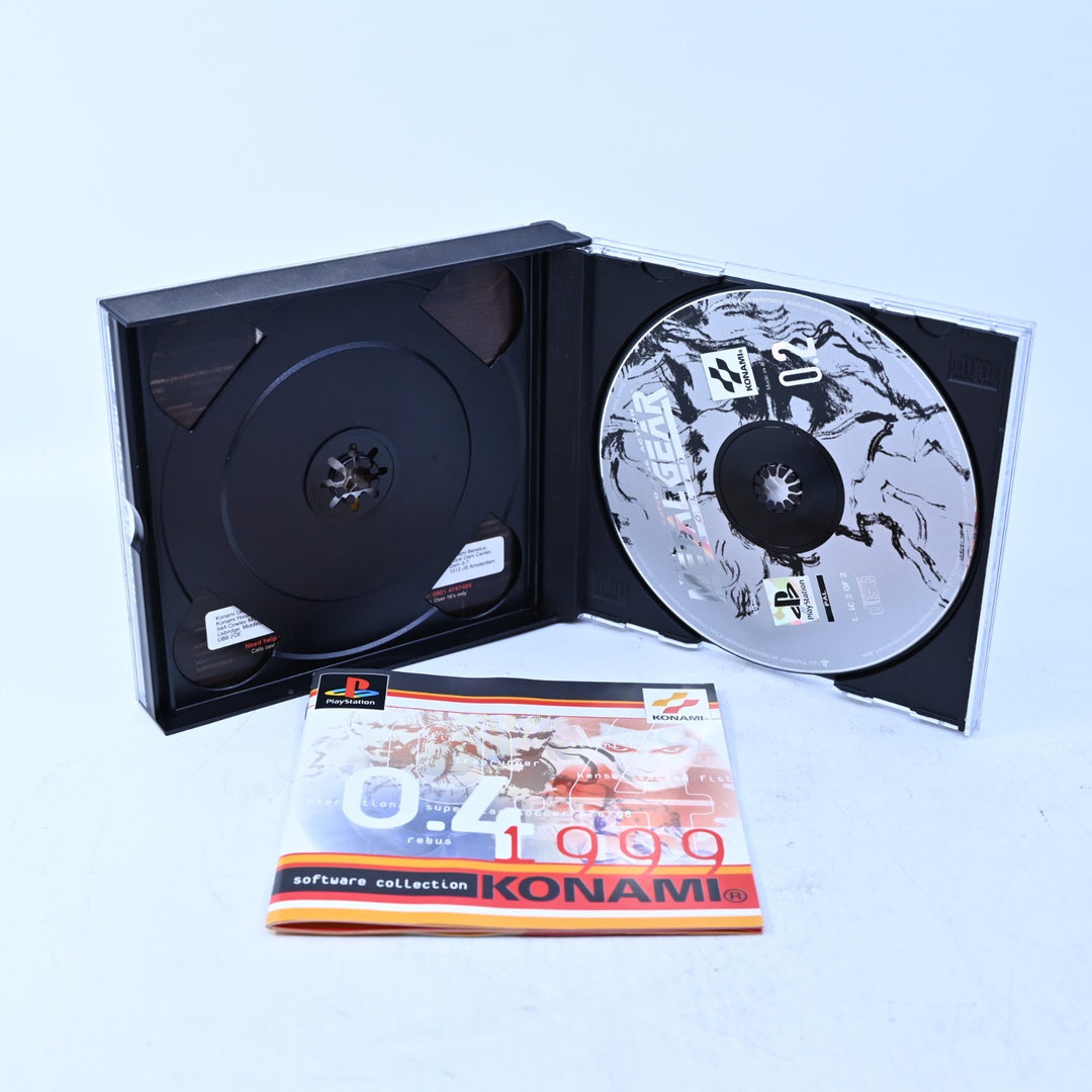 Metal Gear Solid - Sony Playstation 1 / PS1 Game + Manual - PAL - MINT DISC!