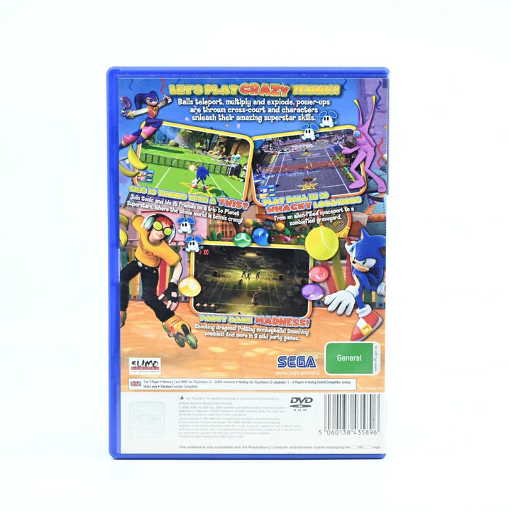 Sega Superstars Tennis - Sony Playstation 2 / PS2 Game + Manual - PAL