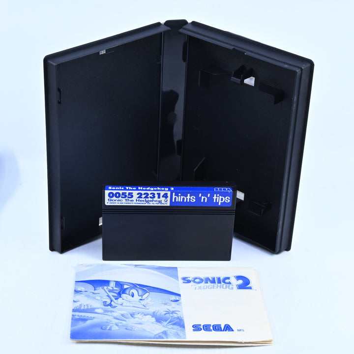 Sonic The Hedgehog 2 - Sega Master System Game + Manual - PAL - FREE POST!