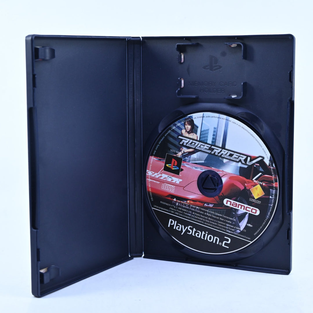 Ridge Racer V - Sony Playstation 2 / PS2 Game - No Manual - PAL - MINT DISC!