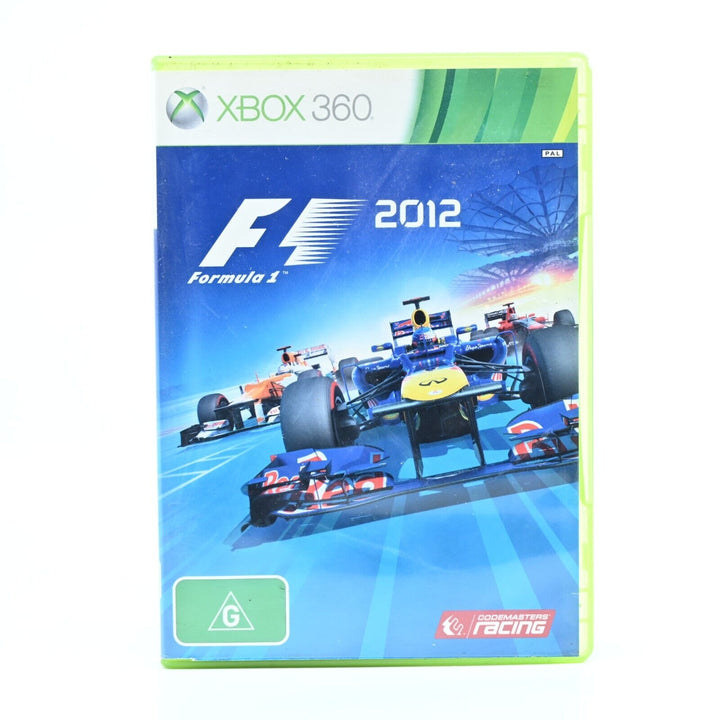 F1 Formula 1 2012- Xbox 360 Game + Manual - PAL - MINT DISC!