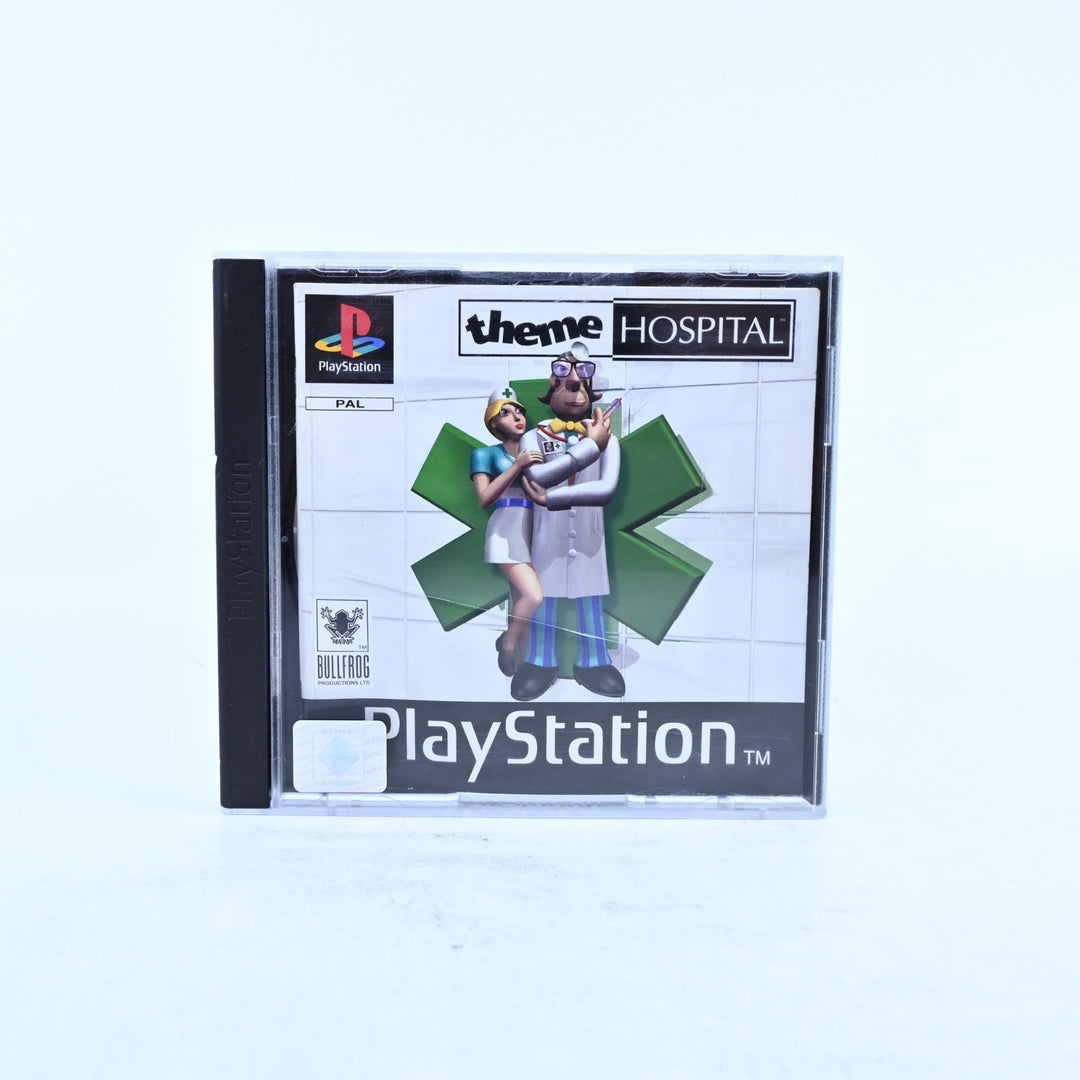 Theme Hospital - Sony Playstation 1 / PS1 Game + Manual - PAL - MINT DISC!